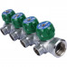 Коллектор регулирующий распределительный 3/4 с 4 отводами 1/2 STOUT SMB-6850-341204